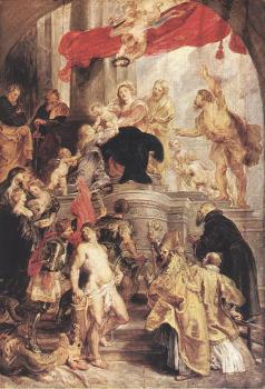 Peter Paul Rubens : Bethrotal of St Catherine,sketch